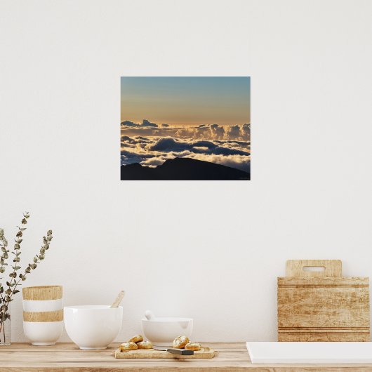 De hemel is de grens poster (Keuken)