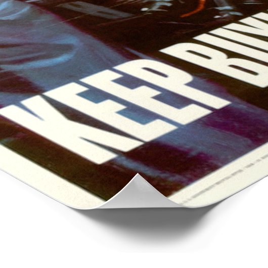 De hemel is de grens. poster (Hoek)