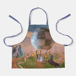 de hemel is de grens schort