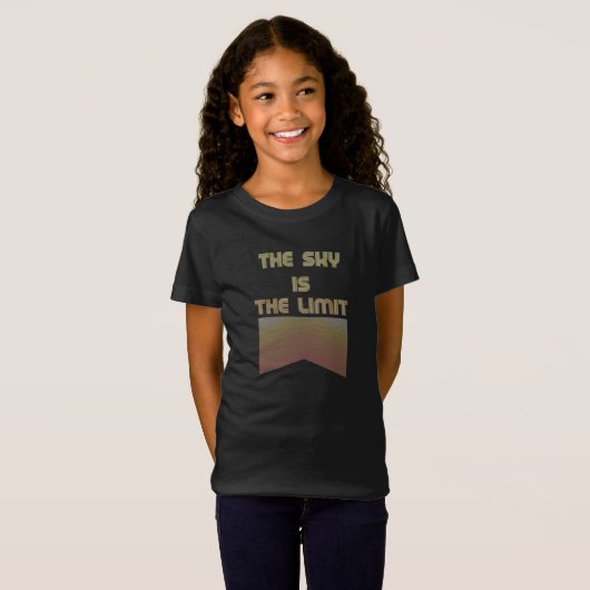 De hemel is de grens t-shirt (Voorkant volledig)