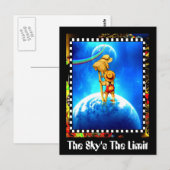 De hemel is de limiet briefkaart (Voorkant / Achterkant)