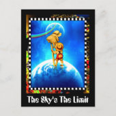 De hemel is de limiet briefkaart (Voorkant)
