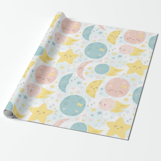De Hemel Is De Limiet Cadeaupapier (Uitgerold)