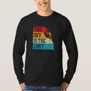 De Hemel Is De Limiet Klimmen Boulderen Klimmer T-shirt