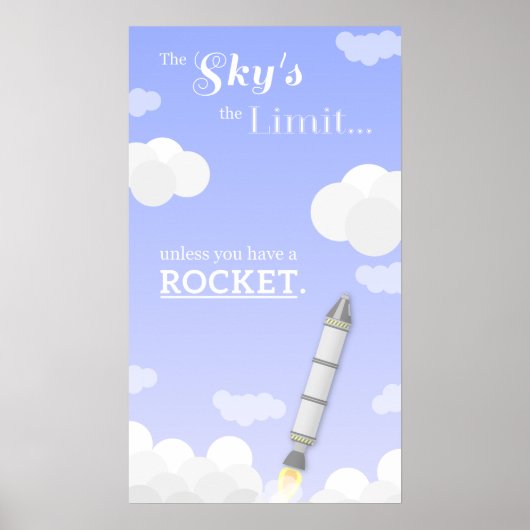 De hemel is de limiet poster (Voorkant)