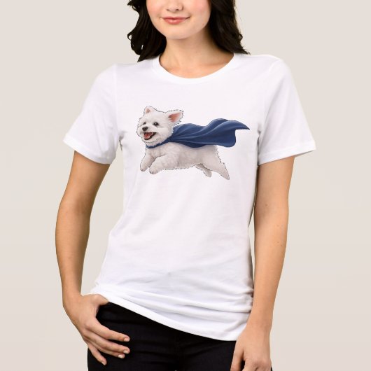 De hemel is de limiet Tri-Blend shirt (Voorkant)