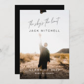 De hemel is de limietklasse van 2022 Afstuderen Fo Aankondiging (Voorkant / Achterkant)