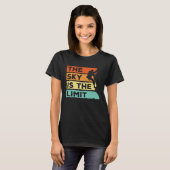 De hemel is de limietrots die de rotsklimmer van d t-shirt (Voorkant volledig)