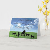 De hemel is de plaats waar alle honden kaart (Gele Bloem)