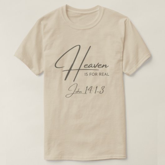 De hemel is echt t-shirt (Design voorkant)