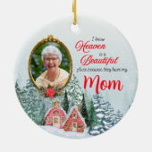 De hemel is een prachtige plek rond Ornament (Achterkant)