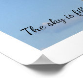 De hemel is gevuld met sterren - Longmedelaag cita Poster (Hoek)