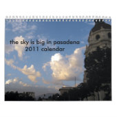 de hemel is groot in pasadena 2011 kalender (Hoes)