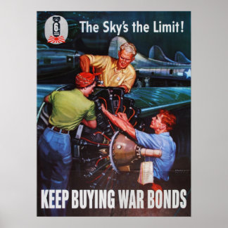 De hemel is het Limit Poster. Poster