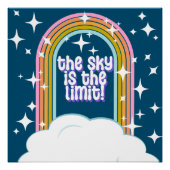 De hemel is het Poster Limiet (Voorkant)