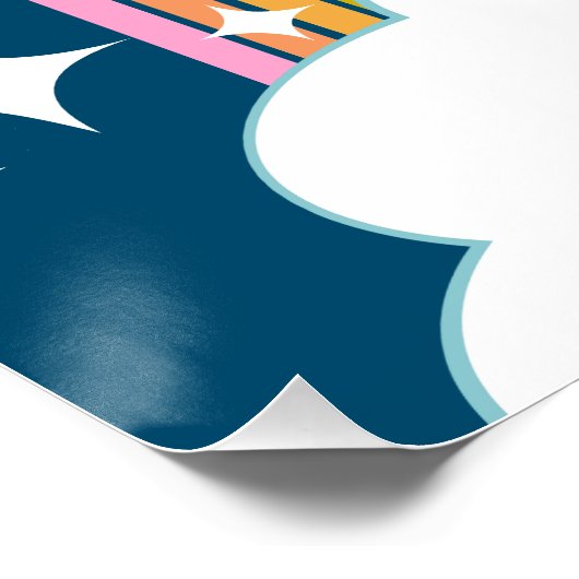 De hemel is het Poster Limiet (Hoek)