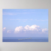 "De hemel is het Poster Limit" (Voorkant)