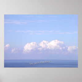 "De hemel is het Poster Limit"