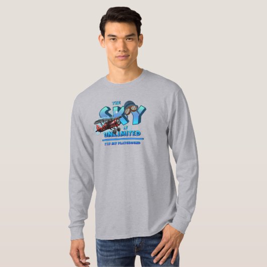 De hemel is mijn speeltuin | MANNEN T-shirt (Voorkant volledig)