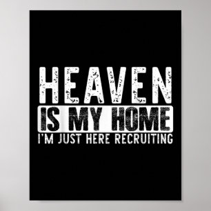 De Hemel Is Mijn Thuis Christelijk Geloof Jezus Poster