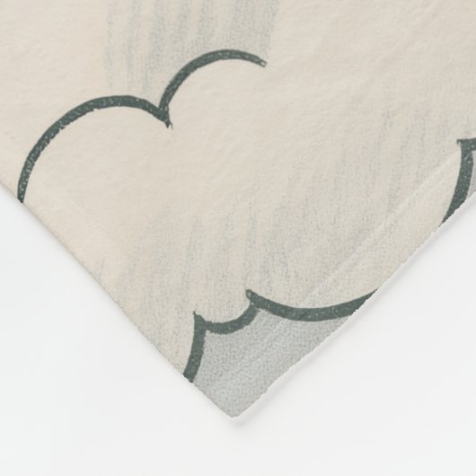 De hemel is stil (maar God waakt) Fleece Deken (Hoek)