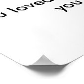 De hemel is waar de kat waar je van hield je zal b poster (Hoek)