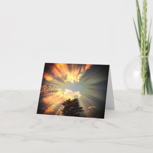 De hemel kreeg een prachtige engel sympathie kaart (Voorkant)