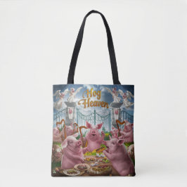 De hemel (of de hel) tote bag