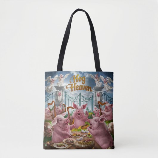 De hemel (of de hel) tote bag (Voorkant)