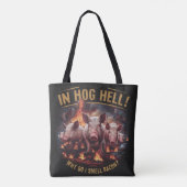 De hemel (of de hel) tote bag (Achterkant)