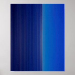 "De hemel ontmoet het zee vlak voor zonsopgang" Poster