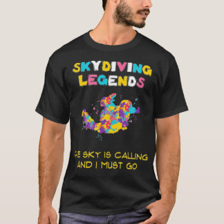 De hemel roept en ik moet koele vliegsport doen. t-shirt