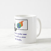 De hemel staat onder onze aandacht - Klimaatverand Koffiemok (Voorkant rechts)