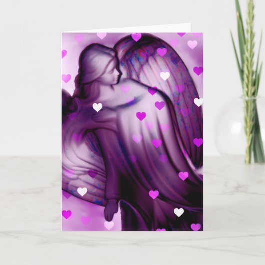 De hemel stuurt je vandaag het hart. kaart (Voorkant)