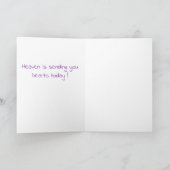 De hemel stuurt je vandaag het hart. kaart (Binnen)