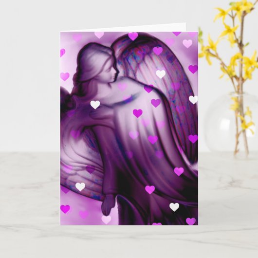 De hemel stuurt je vandaag het hart. kaart (Gele Bloem)