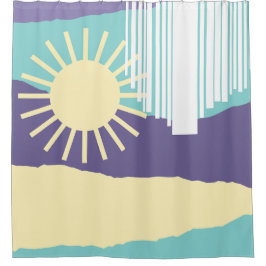 De hemel valt 3 douchegordijn