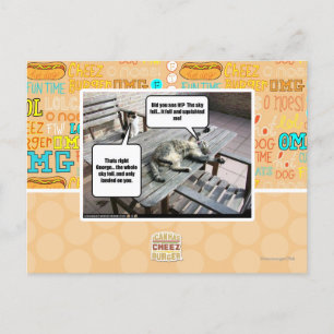 De hemel valt briefkaart