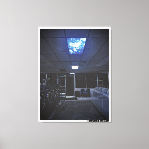 de hemel valt canvas afdruk