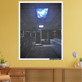 De hemel valt canvas afdruk (Insitu (Woonkamer))