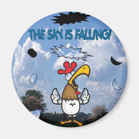 De hemel valt!!! magneet (Voorkant)