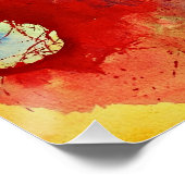 De hemel valt perfect poster (Hoek)