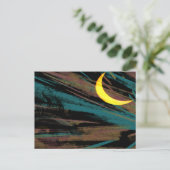 De hemel van de nacht aan de gang briefkaart (Staand voorkant)