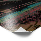 De hemel van de nacht aan de gang foto afdruk (Hoek)