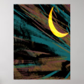 De hemel van de nacht aan de gang poster (Voorkant)