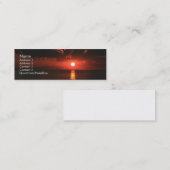 De hemel verbranden... mini visitekaartje (Voorkant / Achterkant)