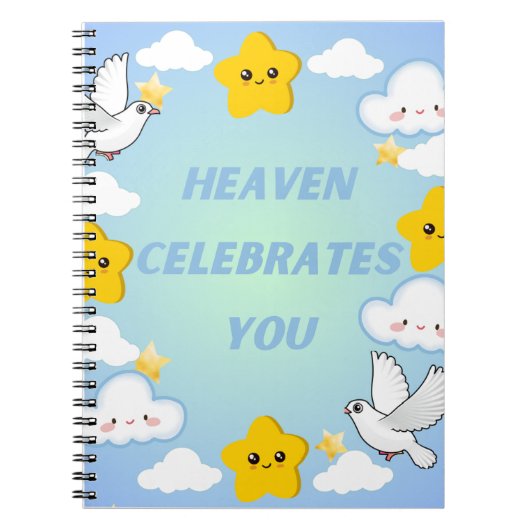 De Hemel Viert Jou Christin Notitieboek (Voorkant)