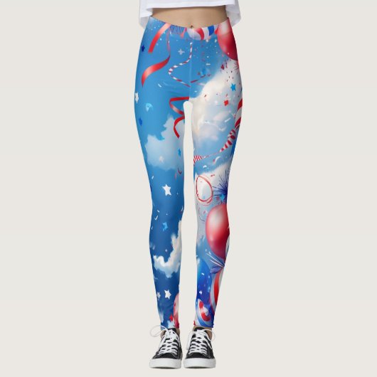 De hemel vol vrijheid leggings (Voorkant)