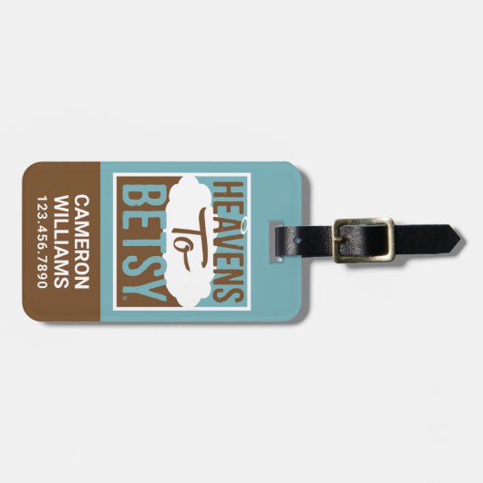 De hemel voor Betsy Bagagelabel (Voorkant horizontaal)