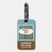 De hemel voor Betsy Bagagelabel (Achterkant verticaal)